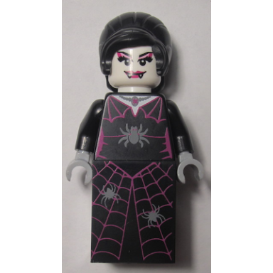 spider lady - magenta web dress