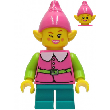 pink elf - dark turquoise legs