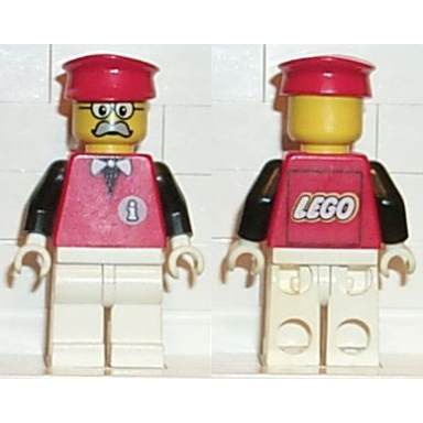 infomaniac lego logo on back