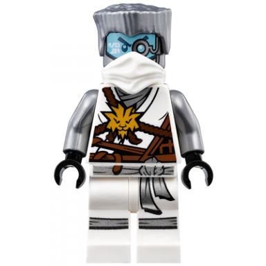 zane honor robe - day of the departed hair white mask