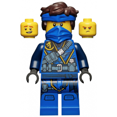 jay - the island mask and hair with bandana