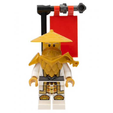 wu sensei - crystallized with flag