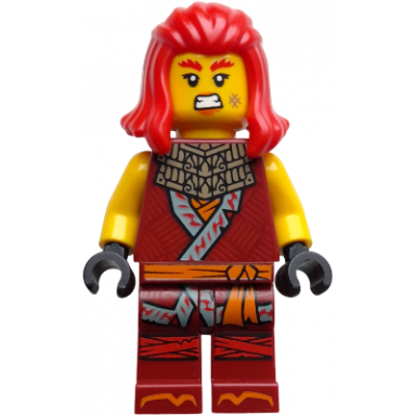 wyldfyre - dark red tunic