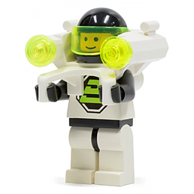 blacktron 2 with jet pack and trans-neon green lights