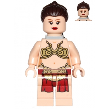 princess leia - jabba slave outfit dark brown long braid