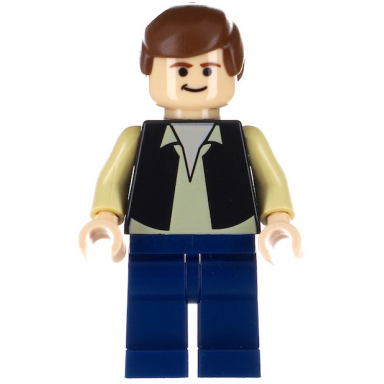 han solo black vest dark blue legs