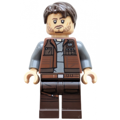 cassian andor - reddish brown vest