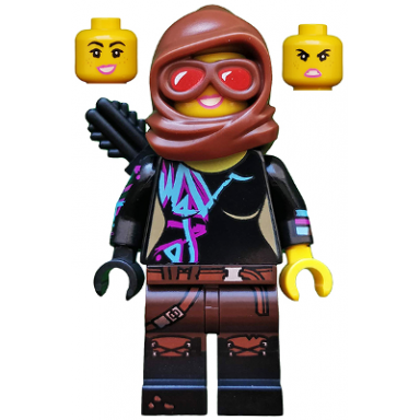 battle-ready lucy the lego movie 2 minifigure only without stand and accessories