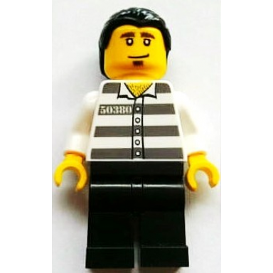lego brand store male jail prisoner shirt with prison stripes - toronto yorkdale