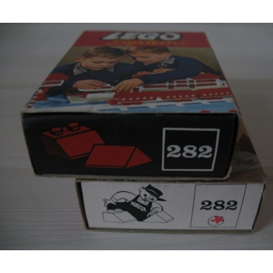 2 x 2 sloping roof bricks red