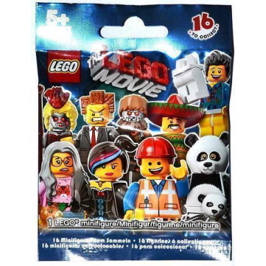 panda guy the lego movie complete set with stand and accessories