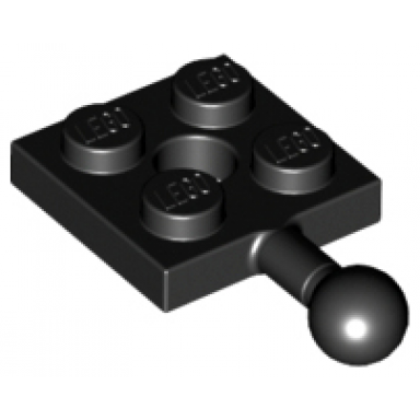 plate modified 2 x 2 with tow ball and hole