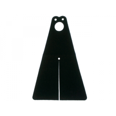 black cloth cape with 3 holes and slit large buildable figures