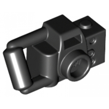minifigure utensil camera handheld style with extended bar handle