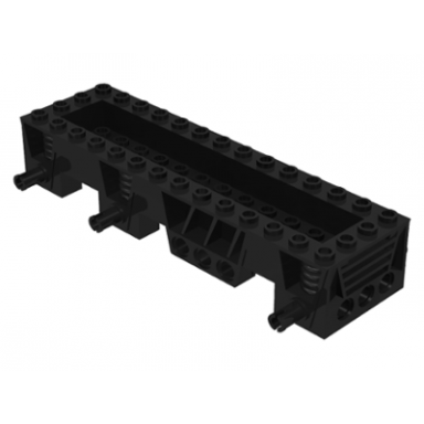 black vehicle base 4 x 14 x 2 1 3