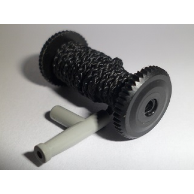 black string reel 2 x 4 x 2 drum with black string 72l with light gray hose nozzle simple 4208 194c03