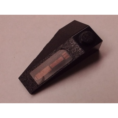black wedge 4 x 2 triple right with hydraulic cylinder pattern sticker - set 7888