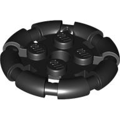 plate modified 2 x 2 with bar frame round