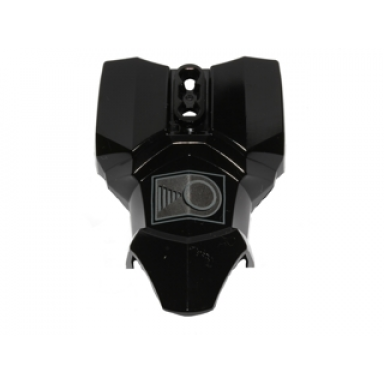 black large figure torso armor with 2 chest holes with ball joint socket with large belt buckle pattern darth vader