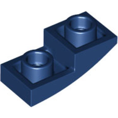 dark blue slope curved 2 x 1 x 2 3 inverted