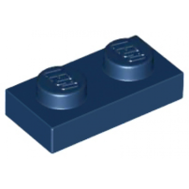 dark blue plate 1 x 2