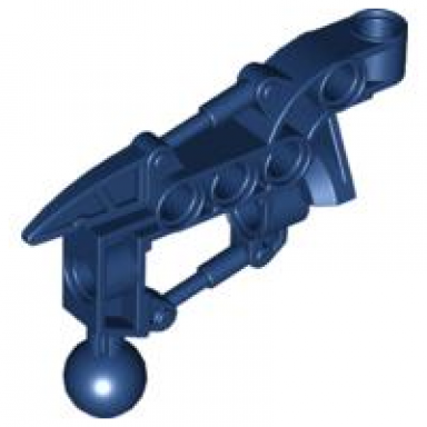 dark blue bionicle toa hordika arm upper section with ball joint