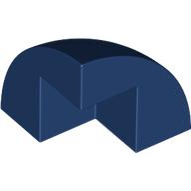 dark blue brick round corner 2 x 2 x 1 2 3 dome top