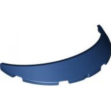 dark blue windscreen 4 x 8 x 1 curved