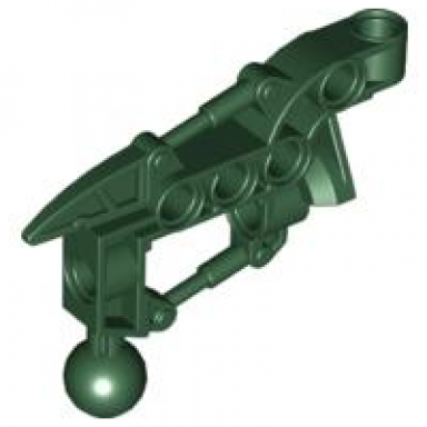 dark green bionicle toa hordika arm upper section with ball joint