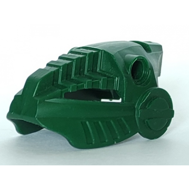dark green bionicle head toa hordika matau