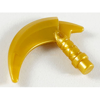 pearl gold minifigure weapon hook with bar