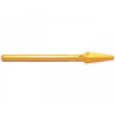 pearl gold minifigure weapon pike spear undetermined type