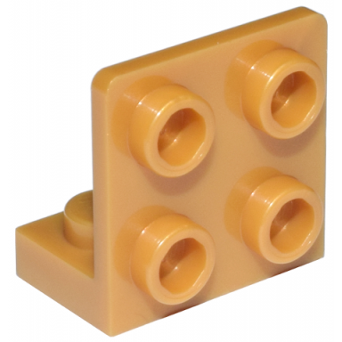 pearl gold bracket 1 x 2 - 2 x 2 inverted