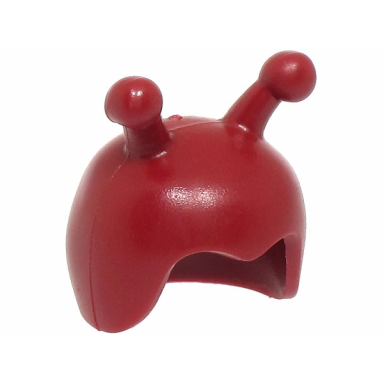 dark red minifigure headgear cap insect - flexible rubber