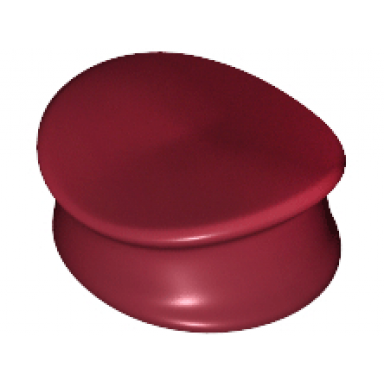 dark red minifigure headgear hat police