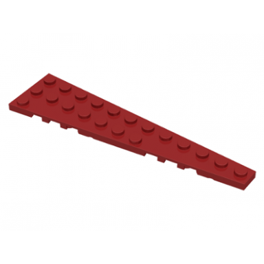 dark red wedge plate 12 x 3 right