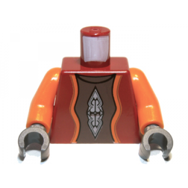 dark red torso sw neimoidian viceroy pattern orange arms dark bluish gray hands