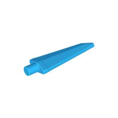 dark azure minifigure weapon sword spike flexible 3.5l with bar end