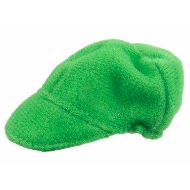 bright green duplo doll cloth cap