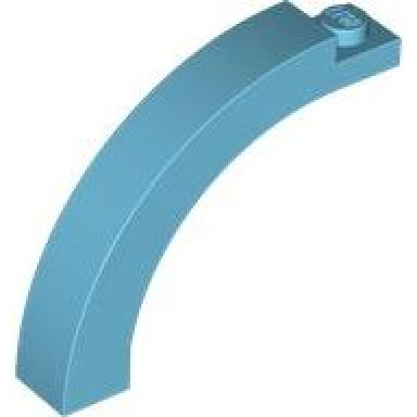 medium azure arch 1 x 5 x 3 1 3 curved top