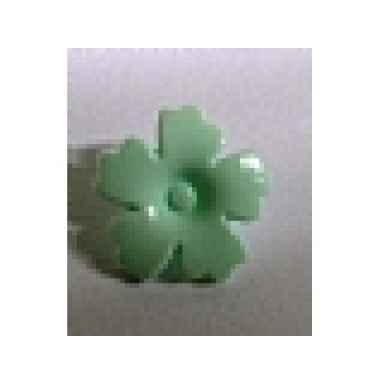 light aqua friends accessories hair decoration flower with serrated petals and small pin