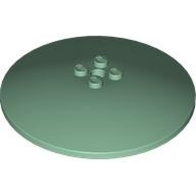sand green dish 8 x 8 inverted radar - solid studs
