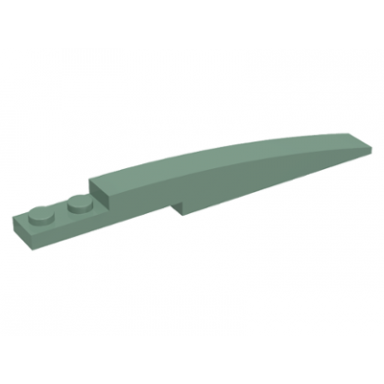 sand green slope curved 10 x 1