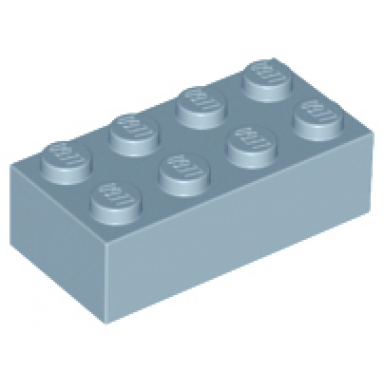 sand blue brick 2 x 4