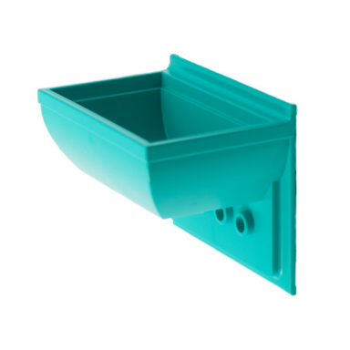 light turquoise scala wall mounted sink