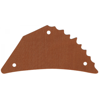 dark orange cloth sail triangular with tattered edge ewok glider wing