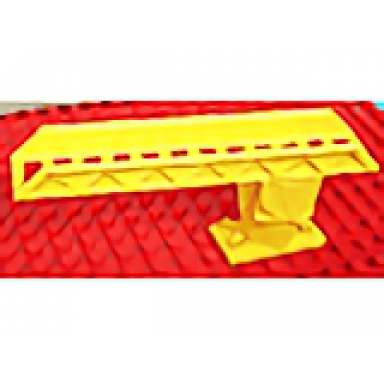 yellow duplo ladder 13 rung on ladder stand 2 x 4 turntable