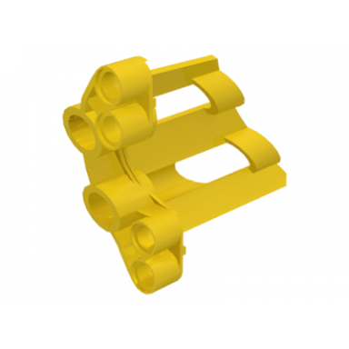 yellow technic panel fairing 1 large short large holes side a