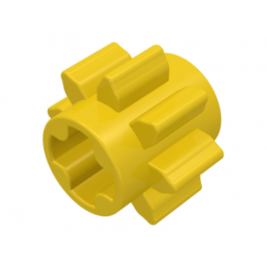 yellow technic gear 8 tooth