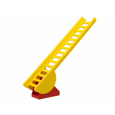 yellow ladder 16 x 4 with semi-circular pivot with red ladder holder 4000 5